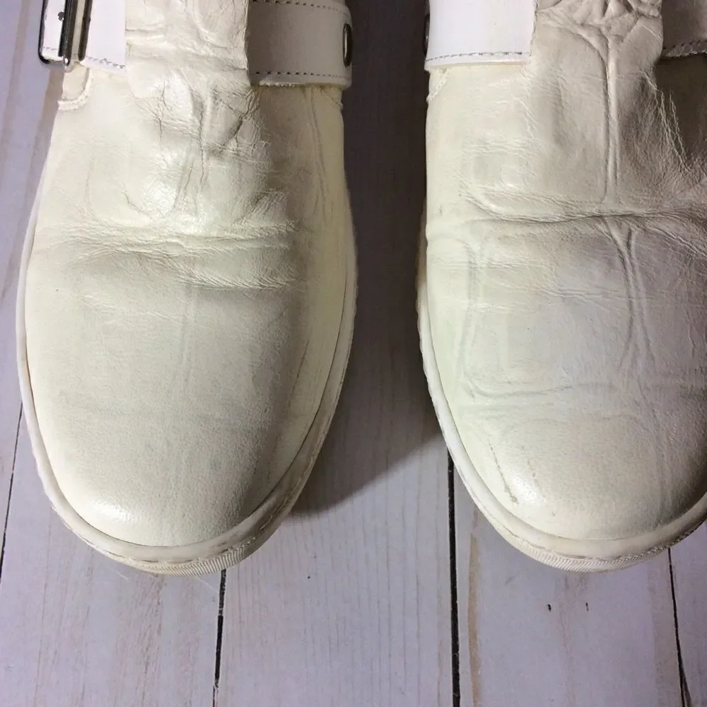 COLLECTION PRIVEE? Leather Shoes Off White size 38 - Picture 7 of 8